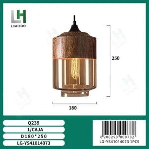 Lámpara decorativa colgante de techo