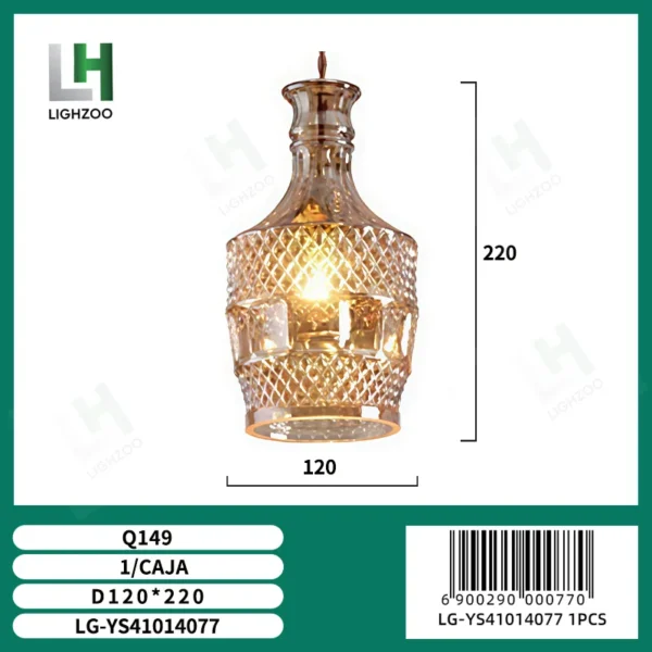 Lámpara decorativa colgante