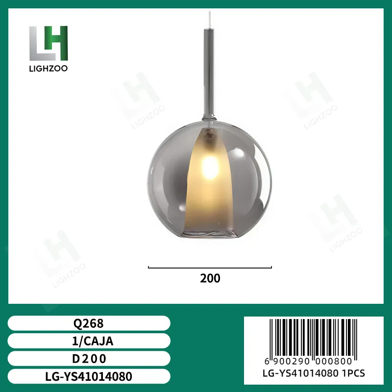 Lámpara decorativa colgante de techo