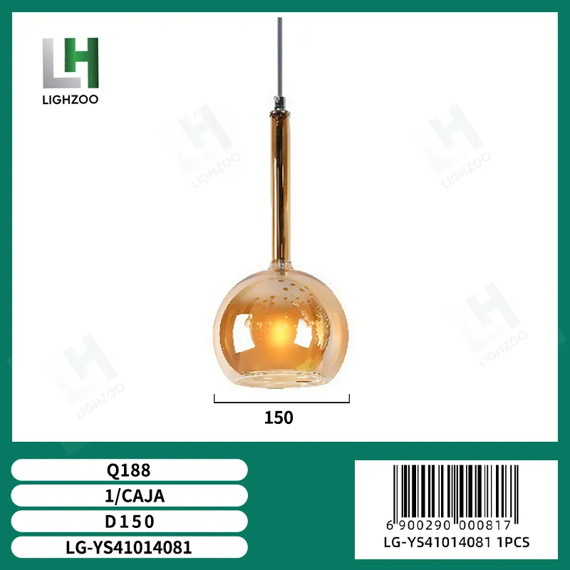 Lámpara decorativa colgante de techo