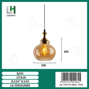 Lámpara decorativa colgante de techo
