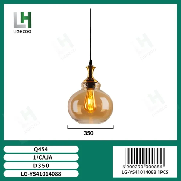 Lámpara decorativa colgante de techo