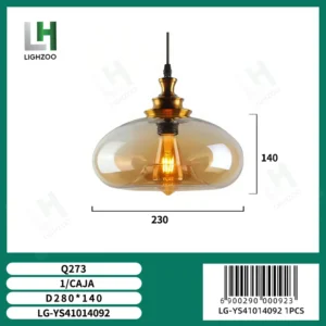 Lámpara decorativa de techo