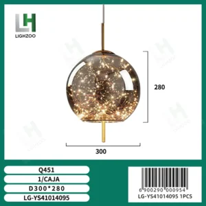 Lámpara decorativa de techo