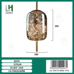 Lámpara decorativa colgante de techo