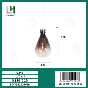 Lámpara decorativa colgante de techo