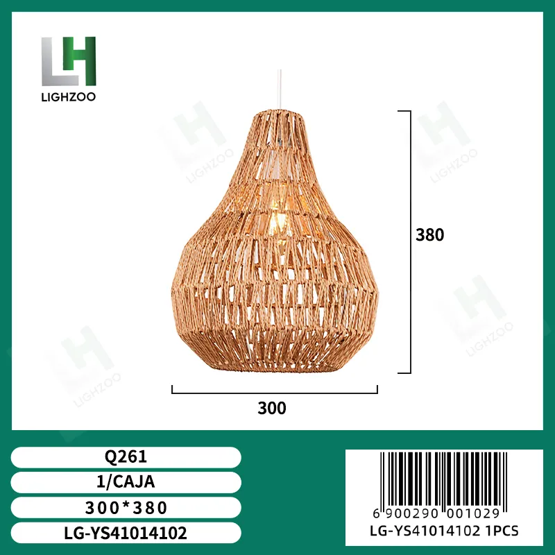 Lámpara decorativa colgante de techo