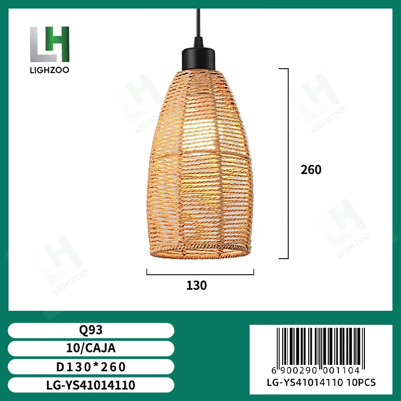Lámpara decorativa colgante de techo