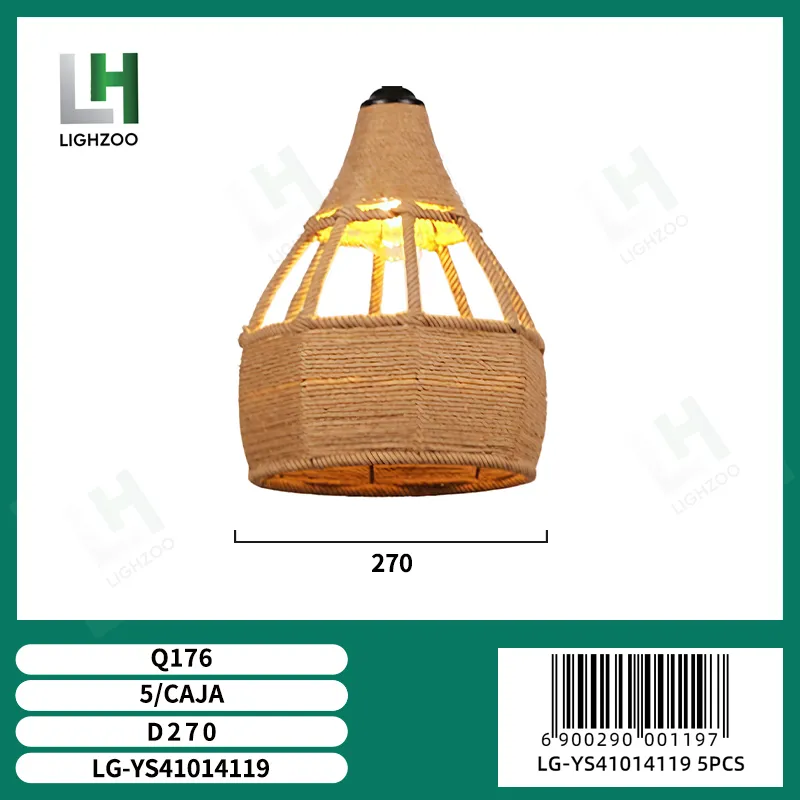 Lámpara decorativa de techo