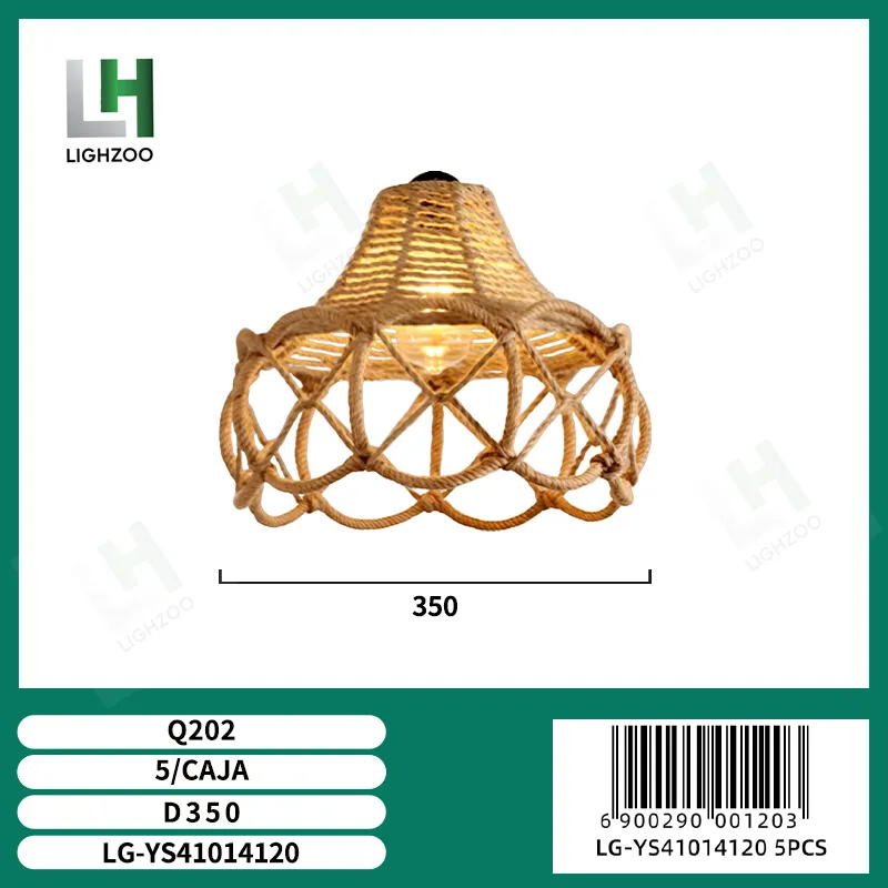Lámpara decorativa colgante de techo