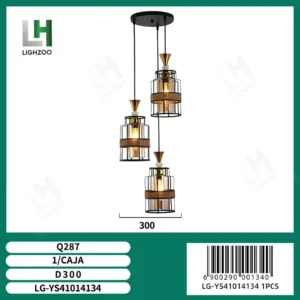 Lámpara decorativa colgante de techo