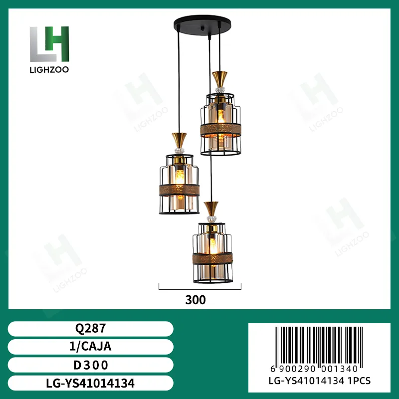 Lámpara decorativa colgante de techo