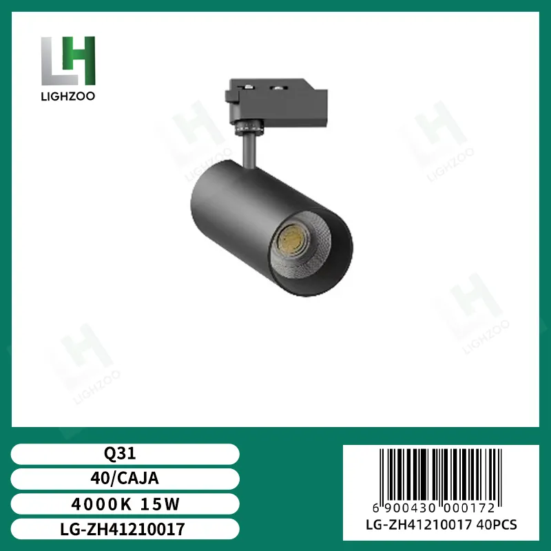 Luz spot para riel