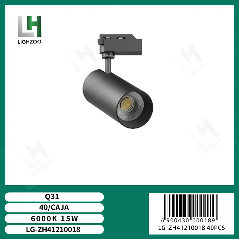 Luz spot para riel