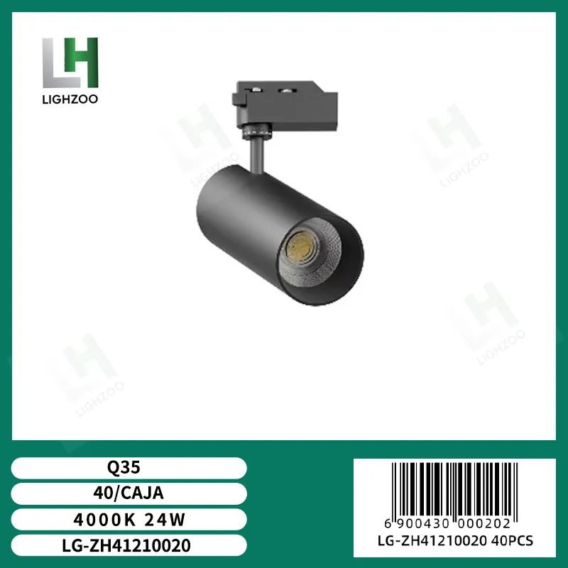 Luz spot para riel