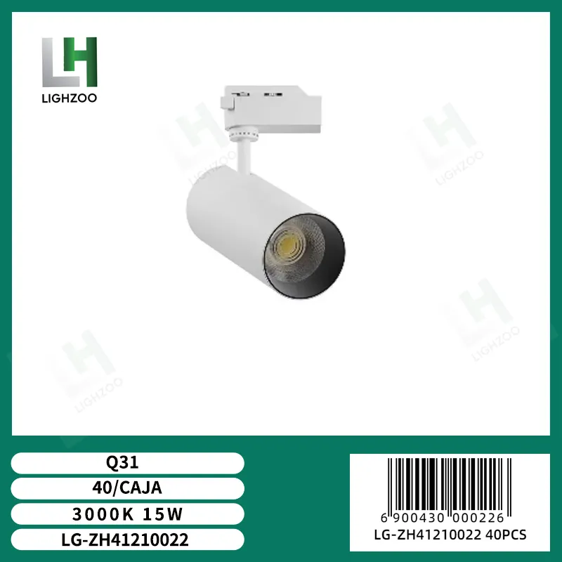 Luz spot para riel