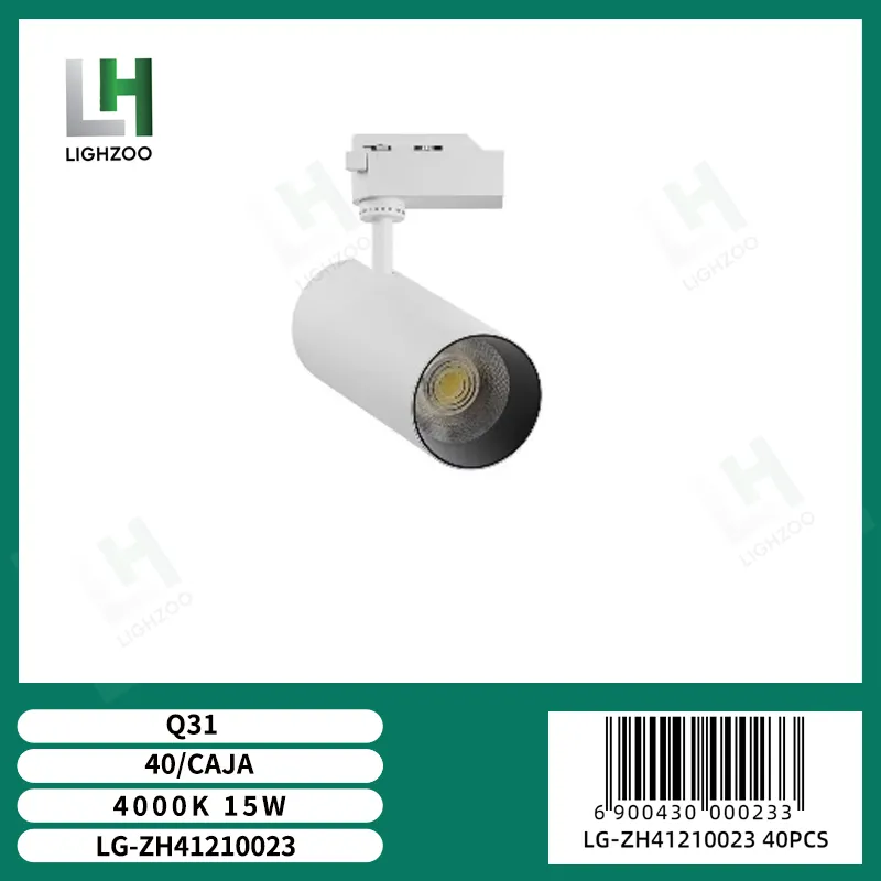 Luz spot para riel
