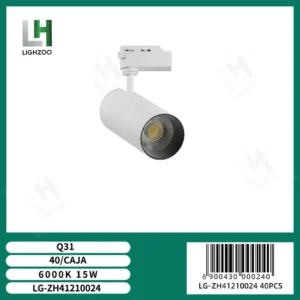Luz spot para riel