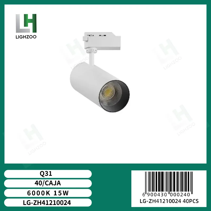 Luz spot para riel