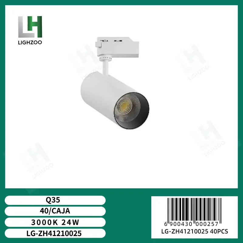 Luz spot para riel