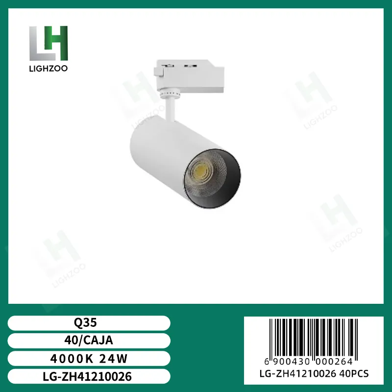 Luz spot para riel