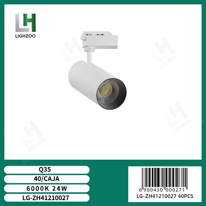 Luz spot para riel