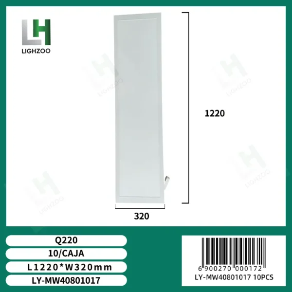 Panel de luz led