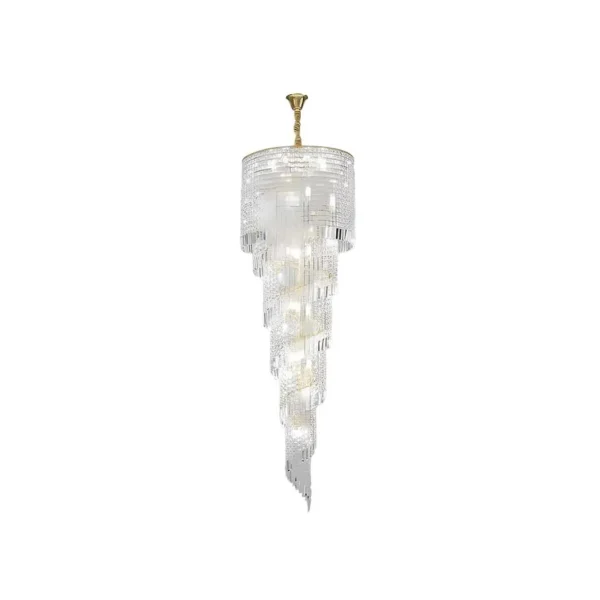 Lámpara colgante de cristal