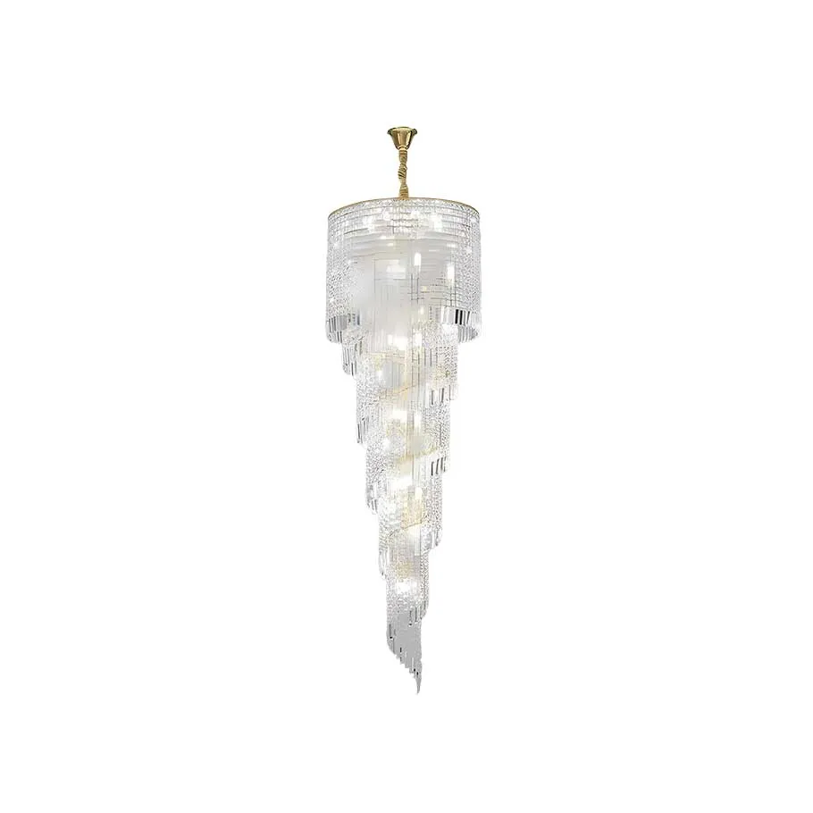 Lámpara colgante de cristal