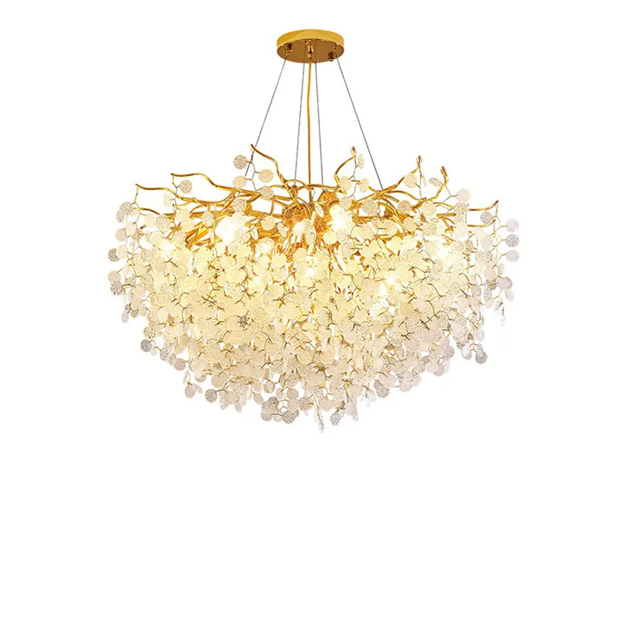Lampara colgante cristal led