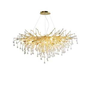 Lampara colgante cristal led
