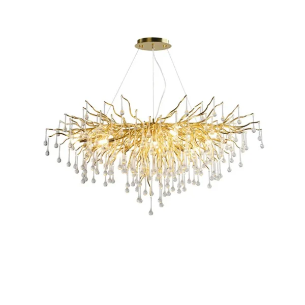 Lampara colgante cristal led