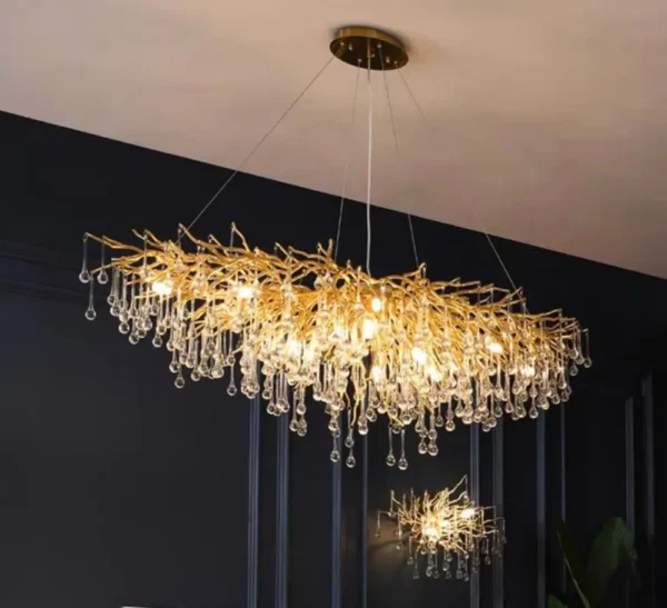 Lampara colgante cristal led - Imagen 2