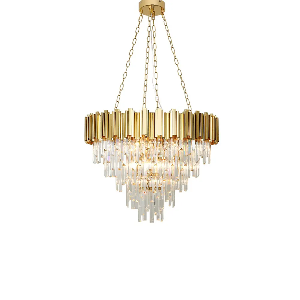 Lampara colgante cristal led