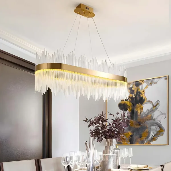Lampara colgante cristal led - Imagen 3