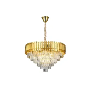 Lámpara colgante de cristal