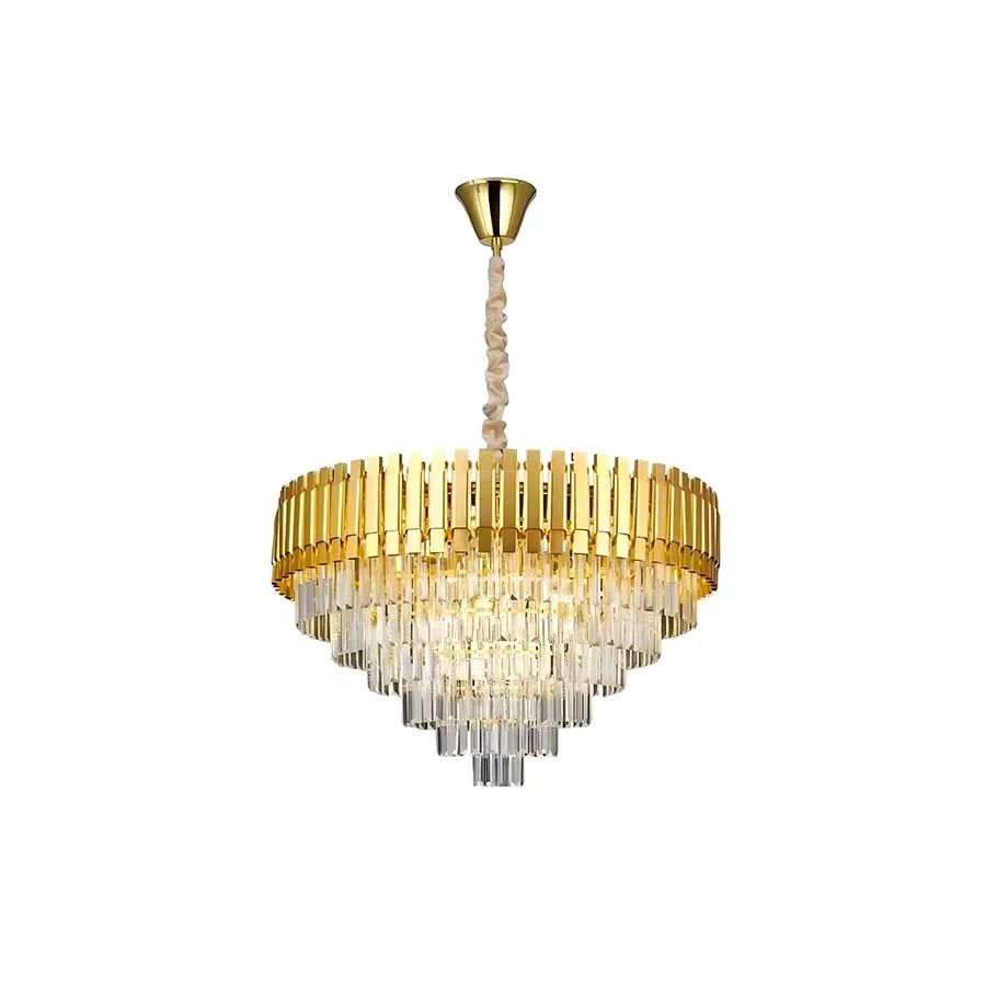 Lámpara colgante de cristal