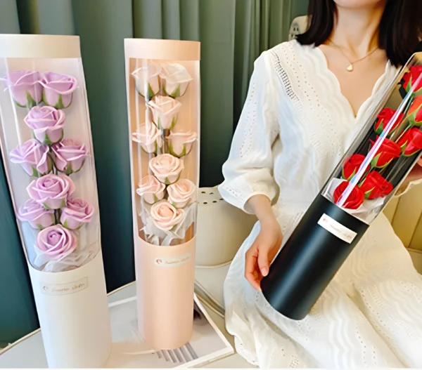 Arreglo de rosas iluminado - Imagen 4