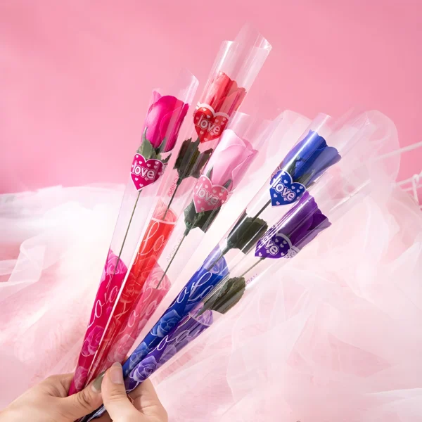 Arreglo de rosas colores variados - Imagen 4