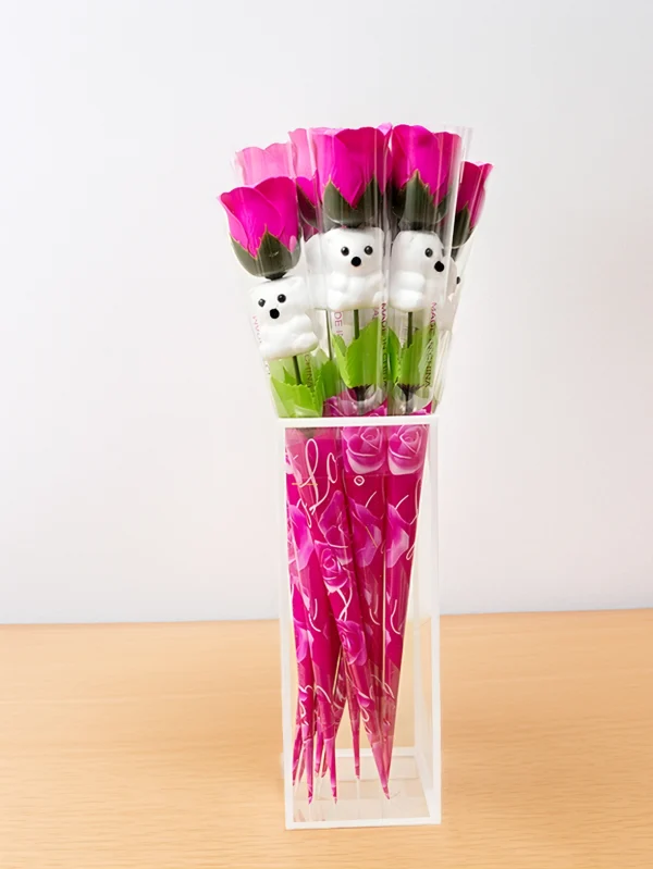 Arreglo floral diseño de Oso - Imagen 5
