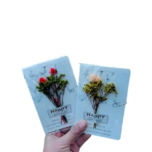 Tarjeta decorativa diseño floral