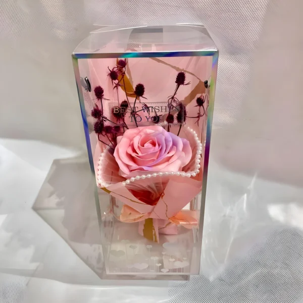 Arreglo de rosas colores varios - Imagen 5