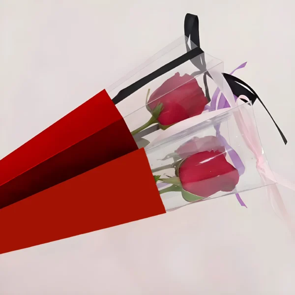 Rosa roja decorativa - Imagen 3