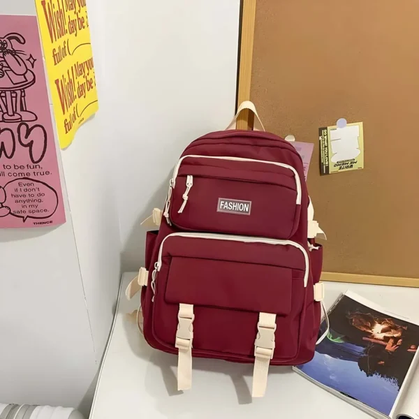 Mochila escolar diseño juvenil - Imagen 5