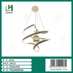 Lámpara decorativa de techo
