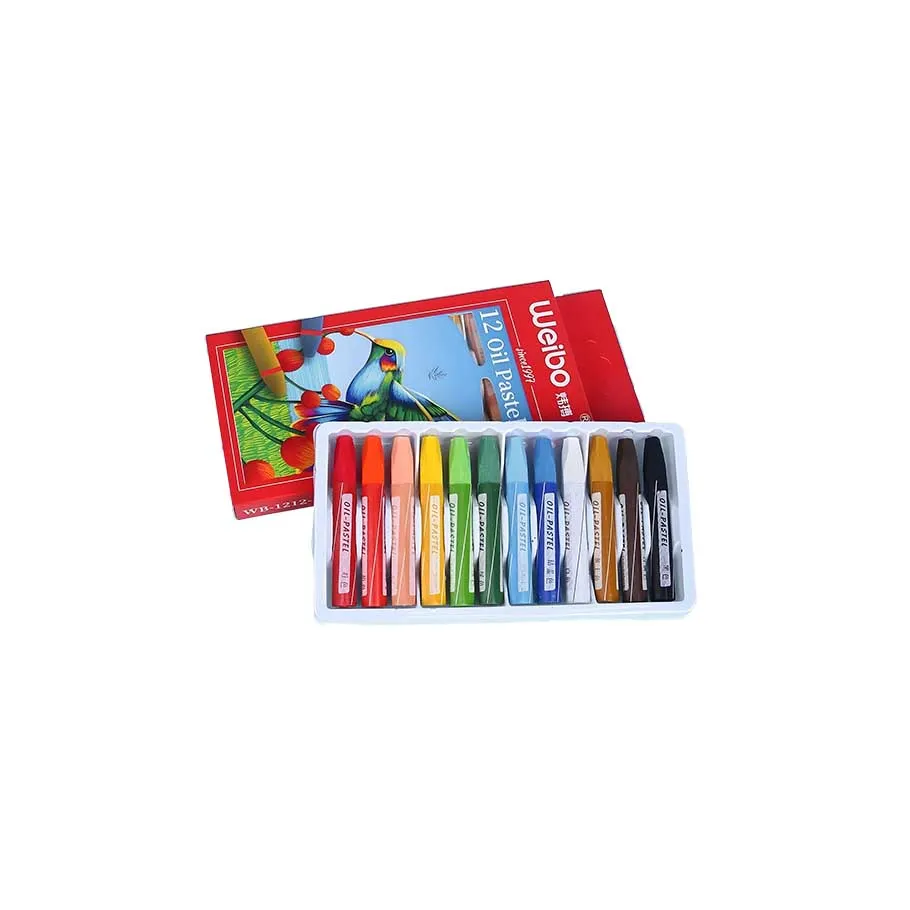 Crayones de óleo 12 unidades
