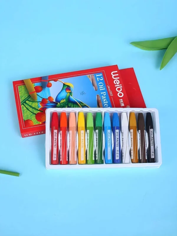 Crayones de óleo 12 unidades - Imagen 3