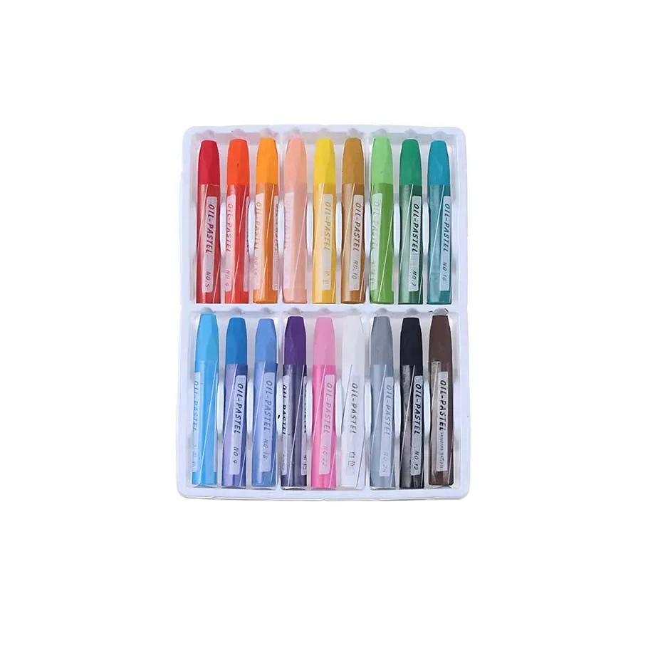 Crayones de óleo 18 unidades
