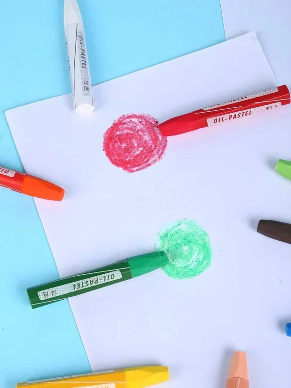 Crayones de óleo 18 unidades - Imagen 4