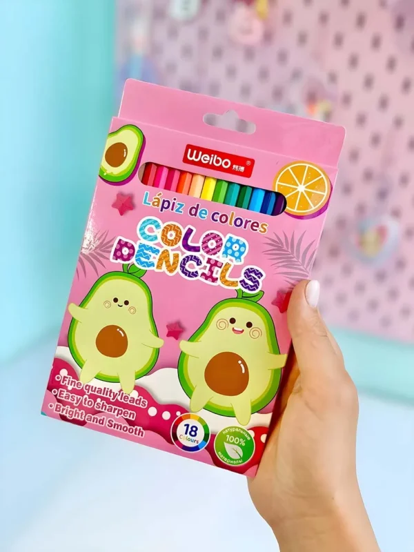 Crayones de madera 18 unidades - Imagen 4